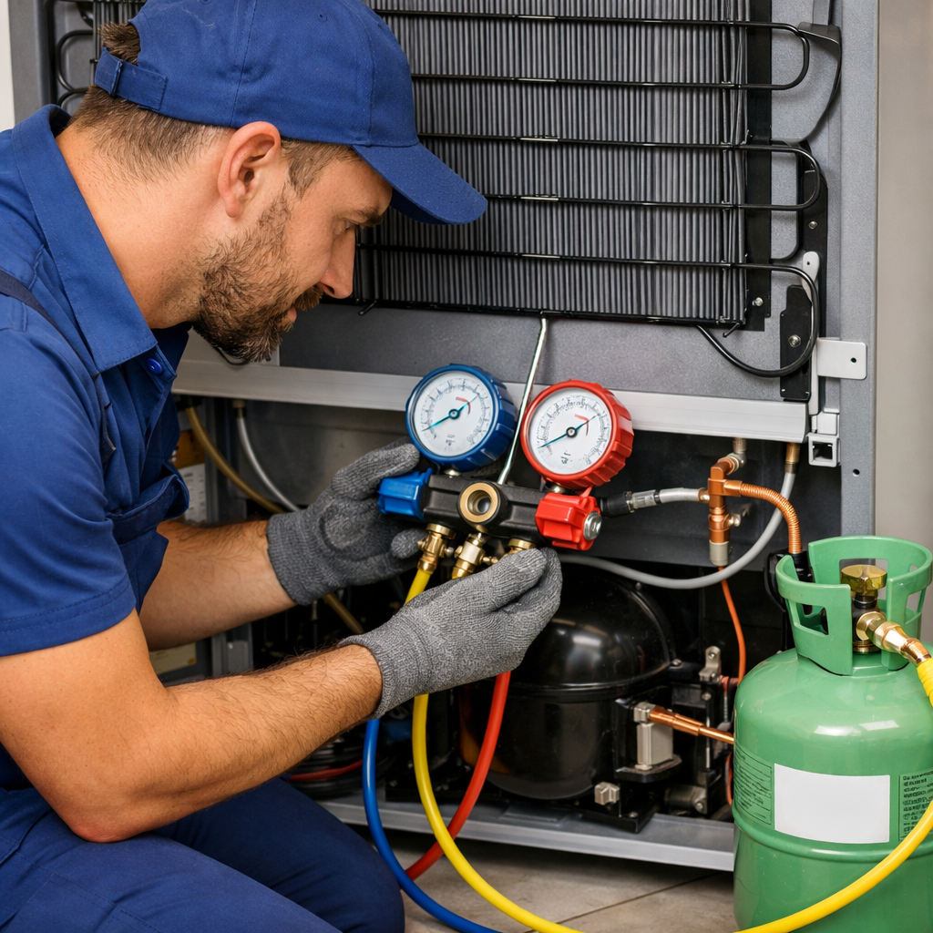 Gas Charging in Refrigerator | Cooling Guide