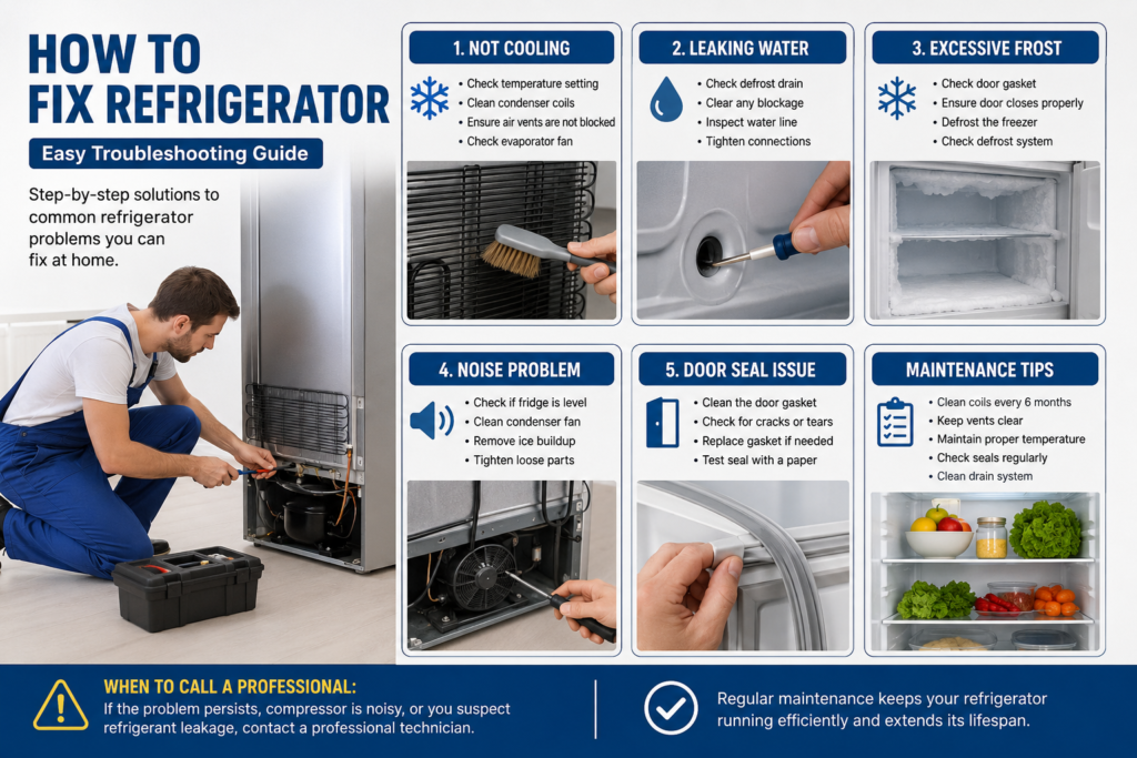 How to Fix Refrigerator: A Complete Troubleshooting Guide