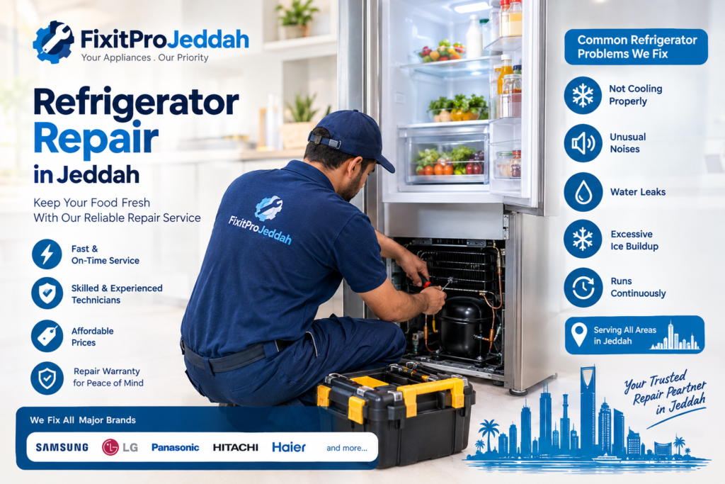 Refrigerator Repair in Jeddah – Fast and Reliable Service